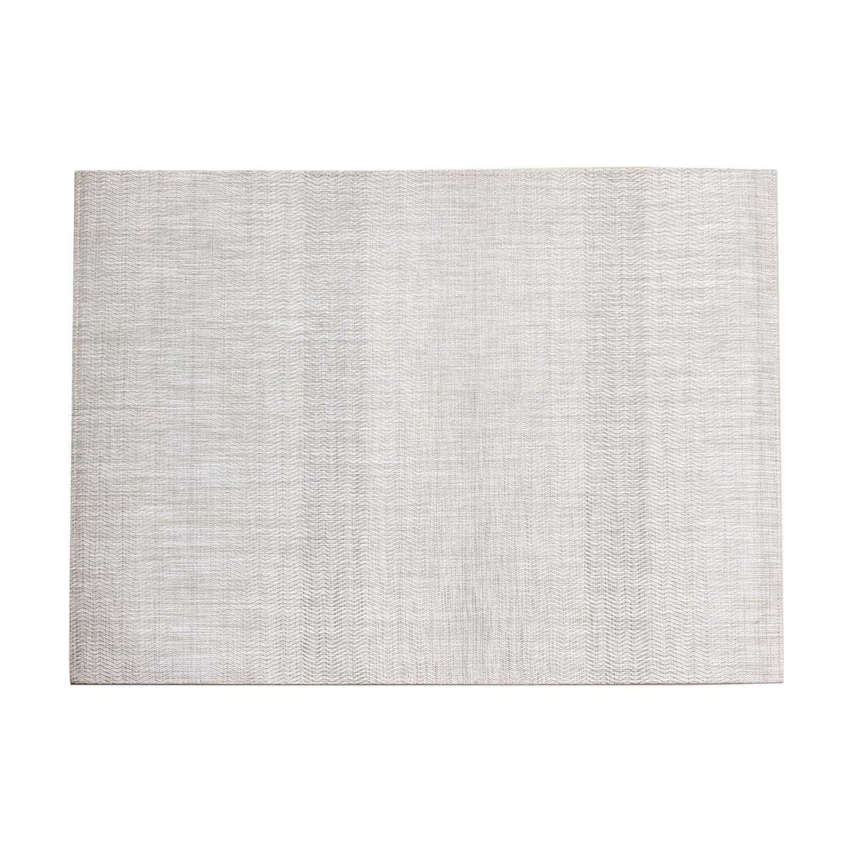 Wave / Grey woven floor mat by Chilewich, texture detail
