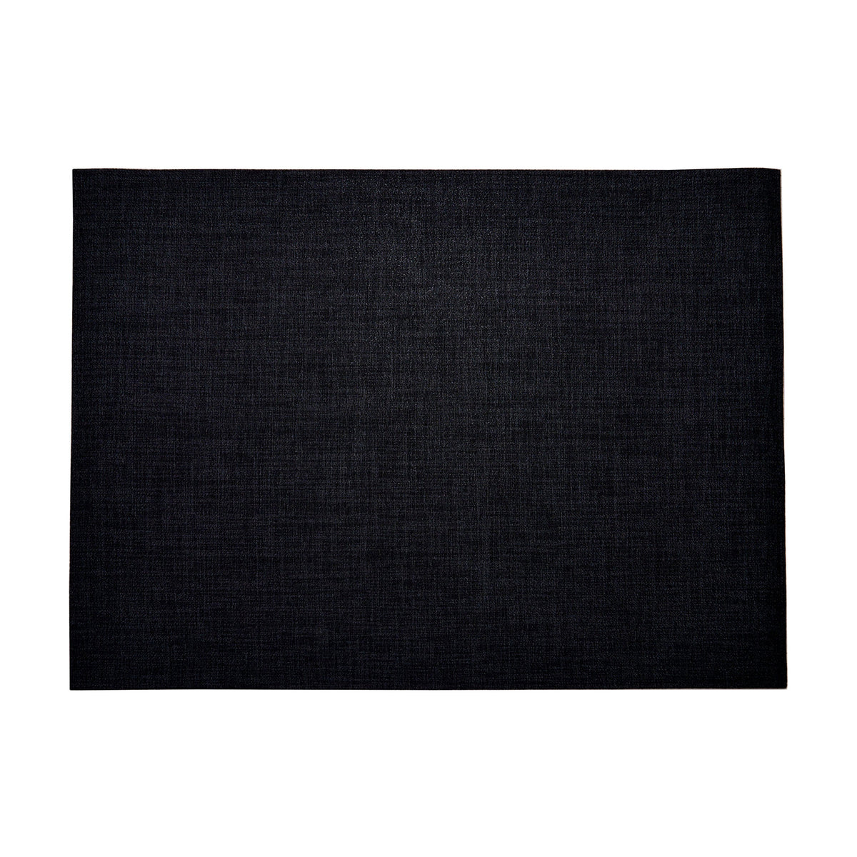 Bouclé / Noir woven floor mat by Chilewich, texture detail