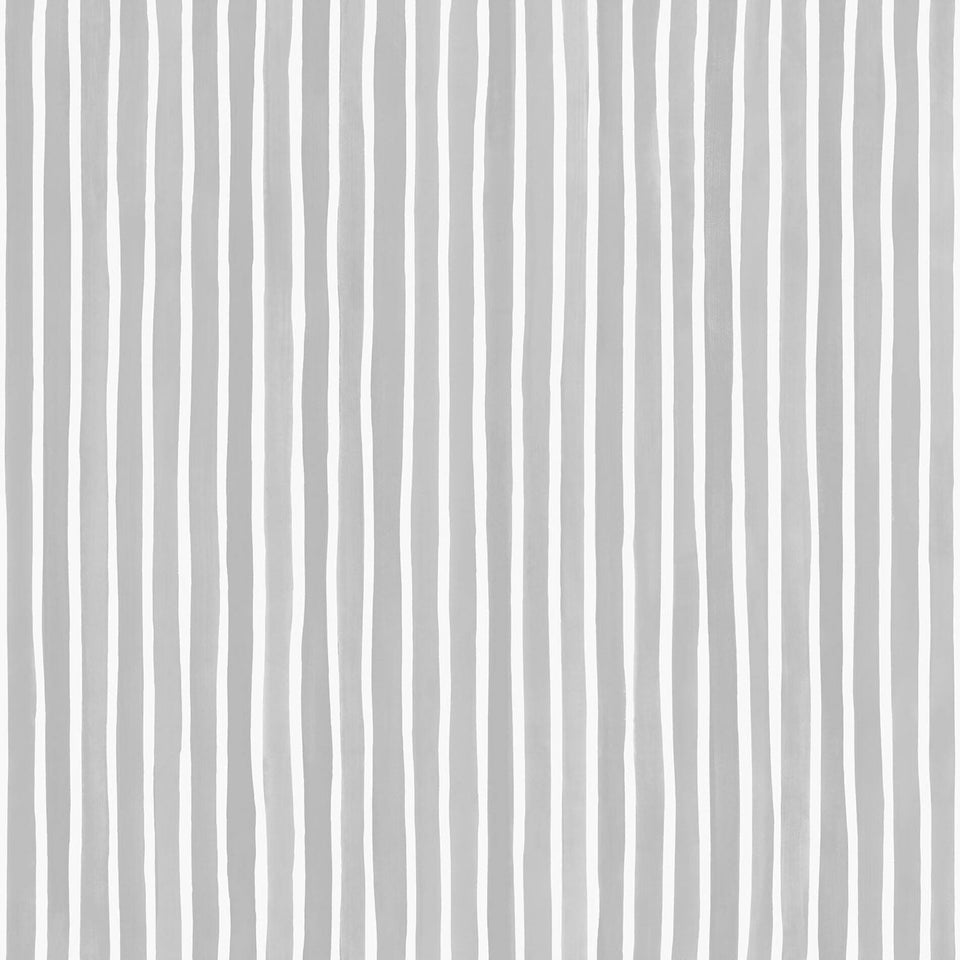 Croquet Stripe Soft Grey wallpaper by Cole & Son – flat pattern