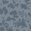 Cole & Son Absence of Roses Moire in Pewter — pattern detail