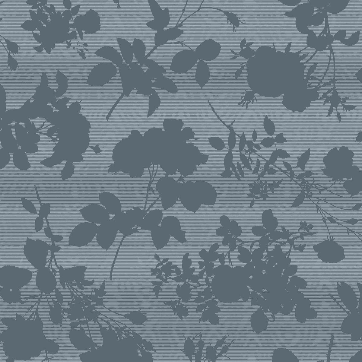 Cole & Son Absence of Roses Moire in Pewter — pattern detail
