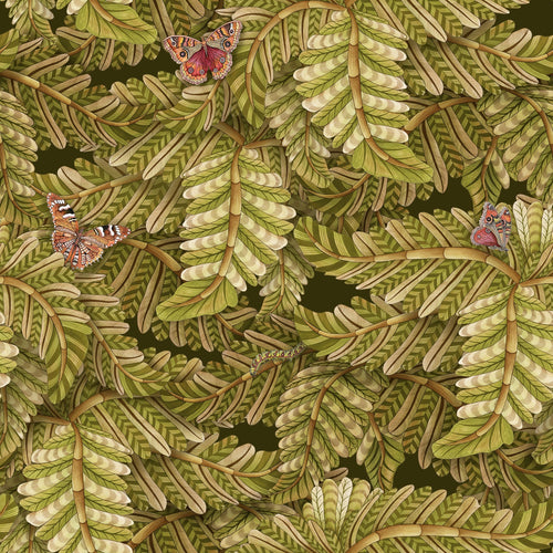 Cole & Son Acacia Canopy in Safari — pattern detail
