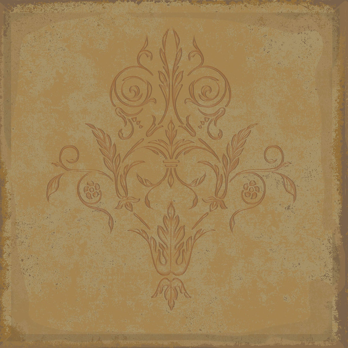 Cole & Son Albery in Copper on Foil — pattern detail