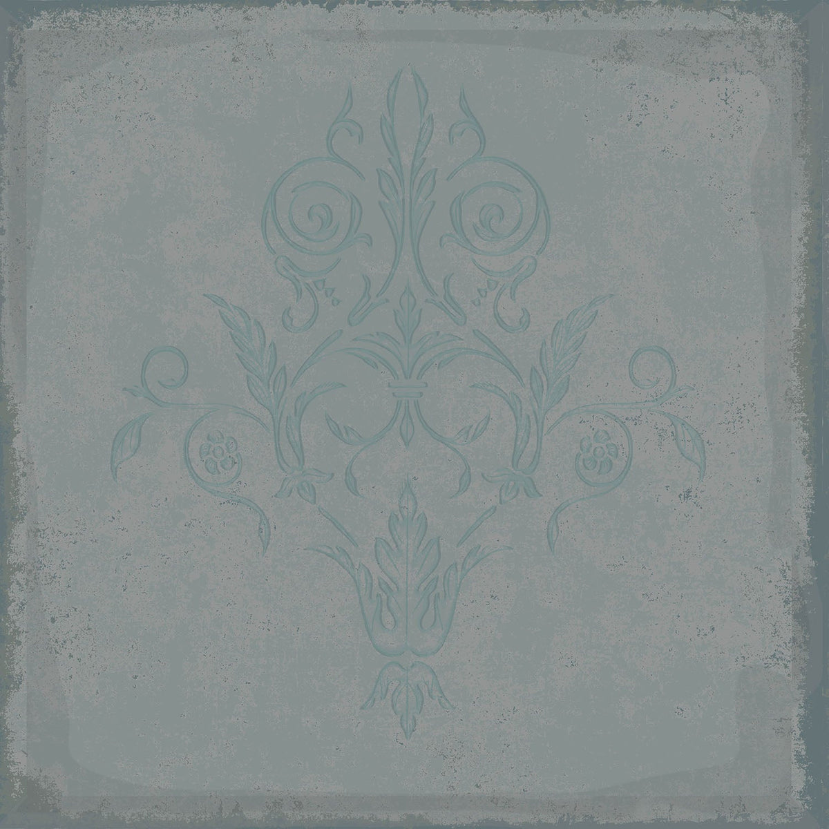 Cole & Son Albery in Seafoam on Foil — pattern detail