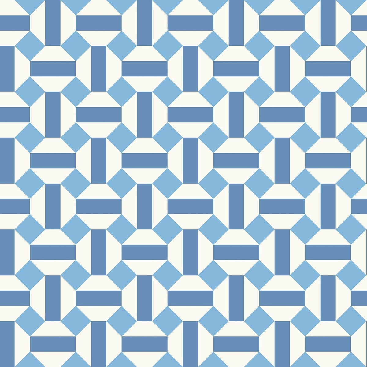 Cole & Son Alicatado in Hyacinth on Chalk — pattern detail
