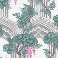 Cole & Son Babylon wallpaper in Teal & Pink 113/13039 — pattern