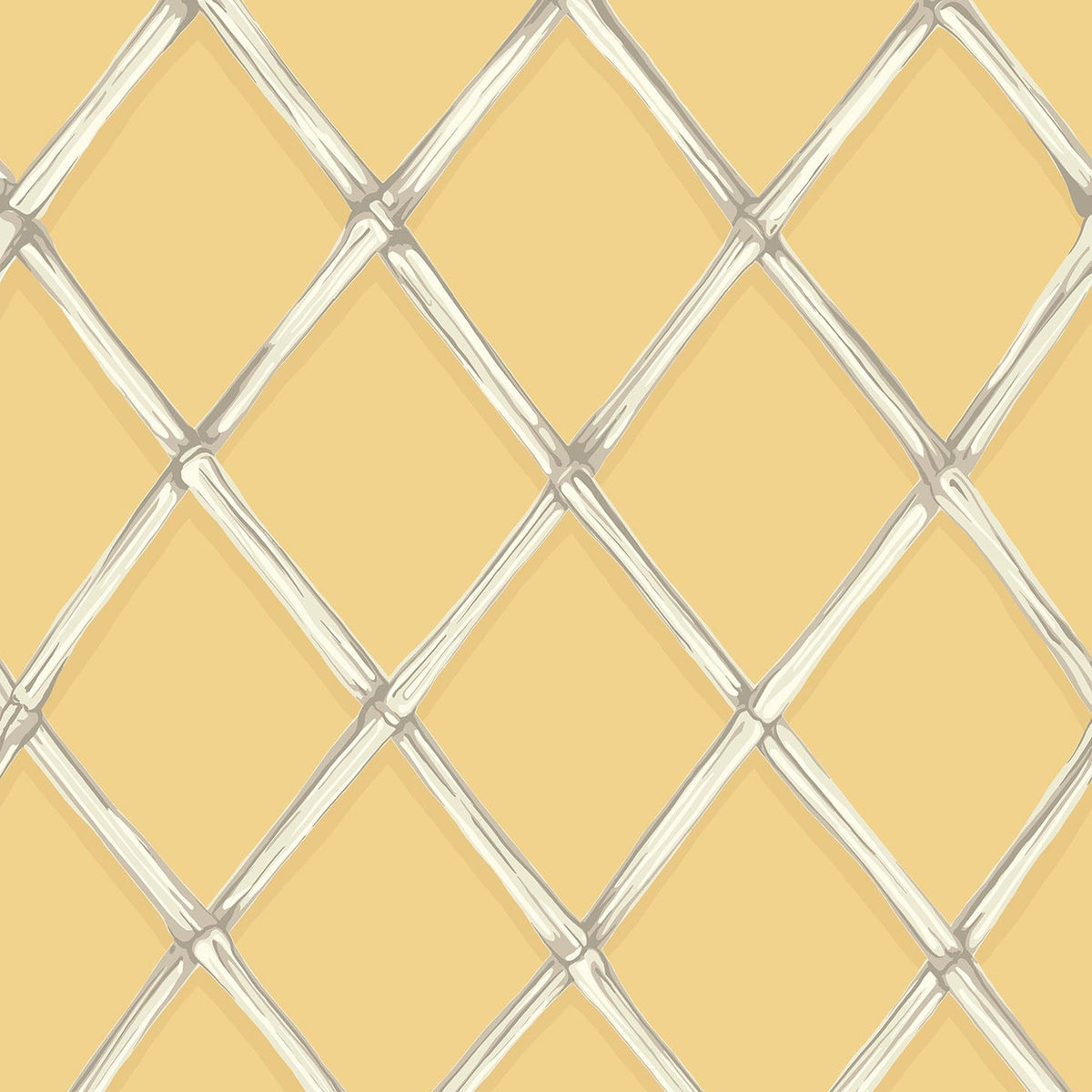 Cole & Son Bagatelle wallpaper in Ochre — pattern