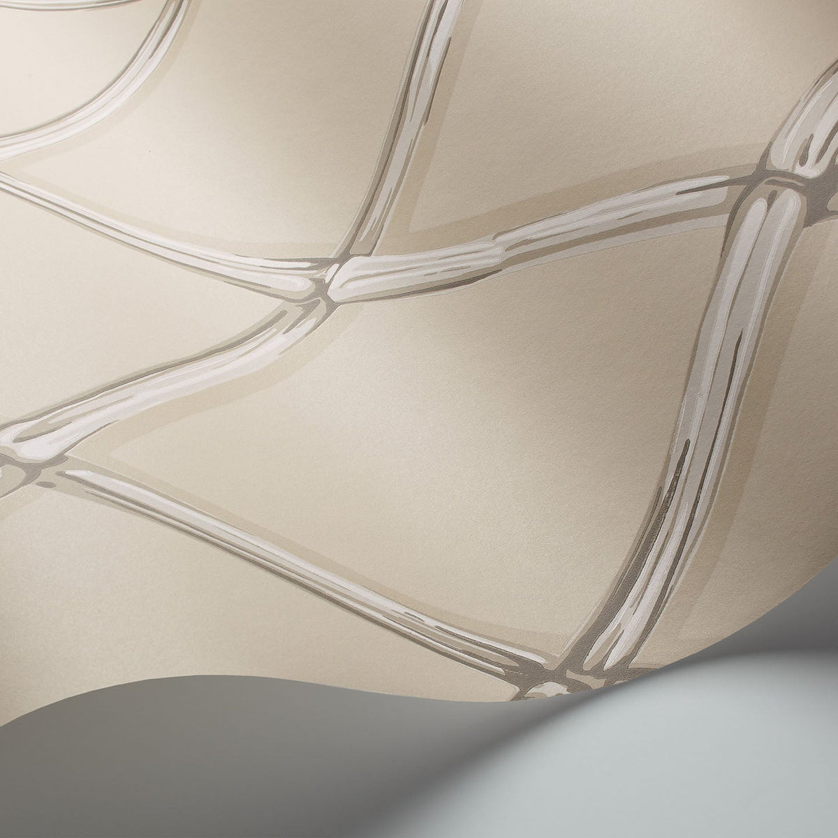 Cole & Son Bagatelle wallpaper in Linen — detail