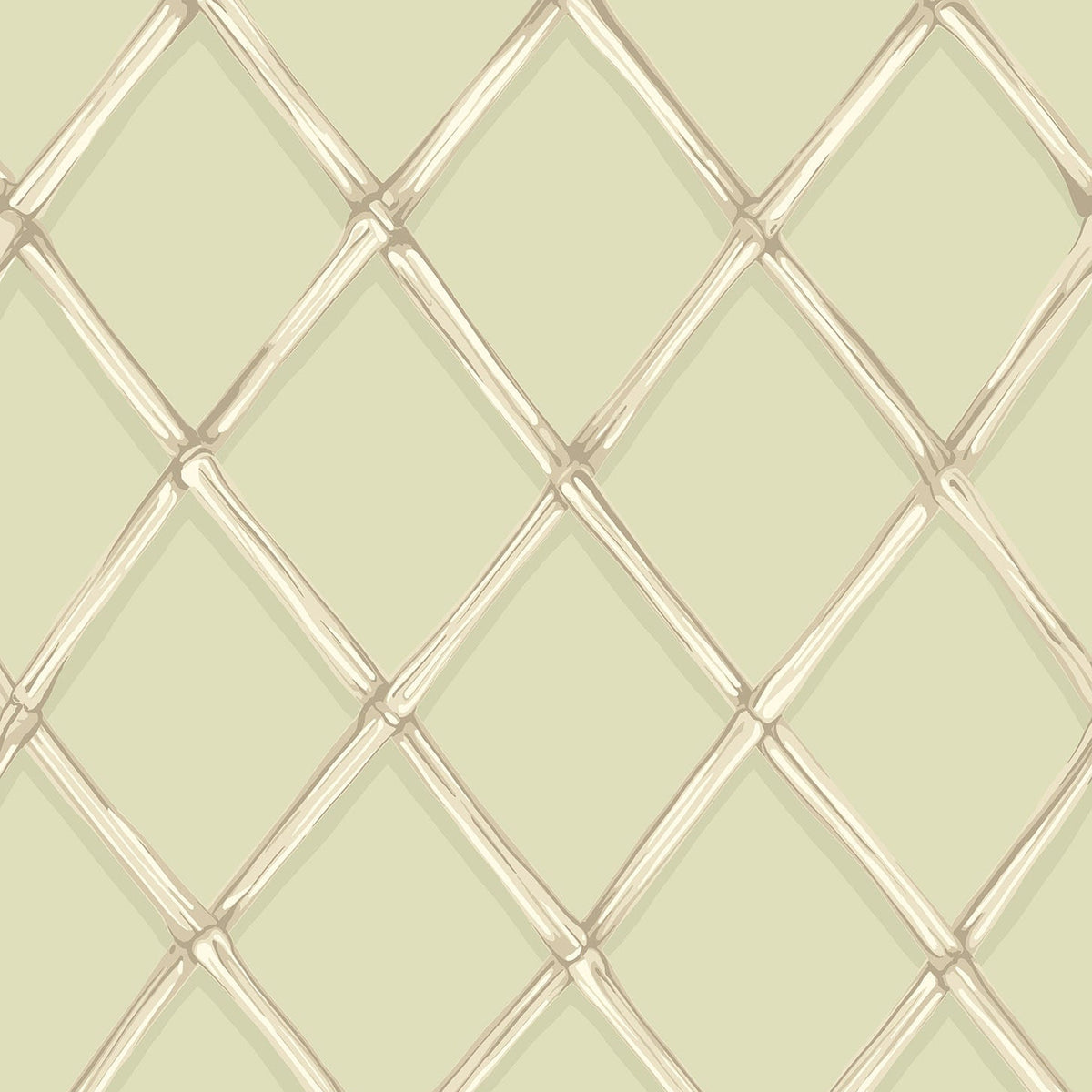 Cole & Son Bagatelle wallpaper in Olive — pattern