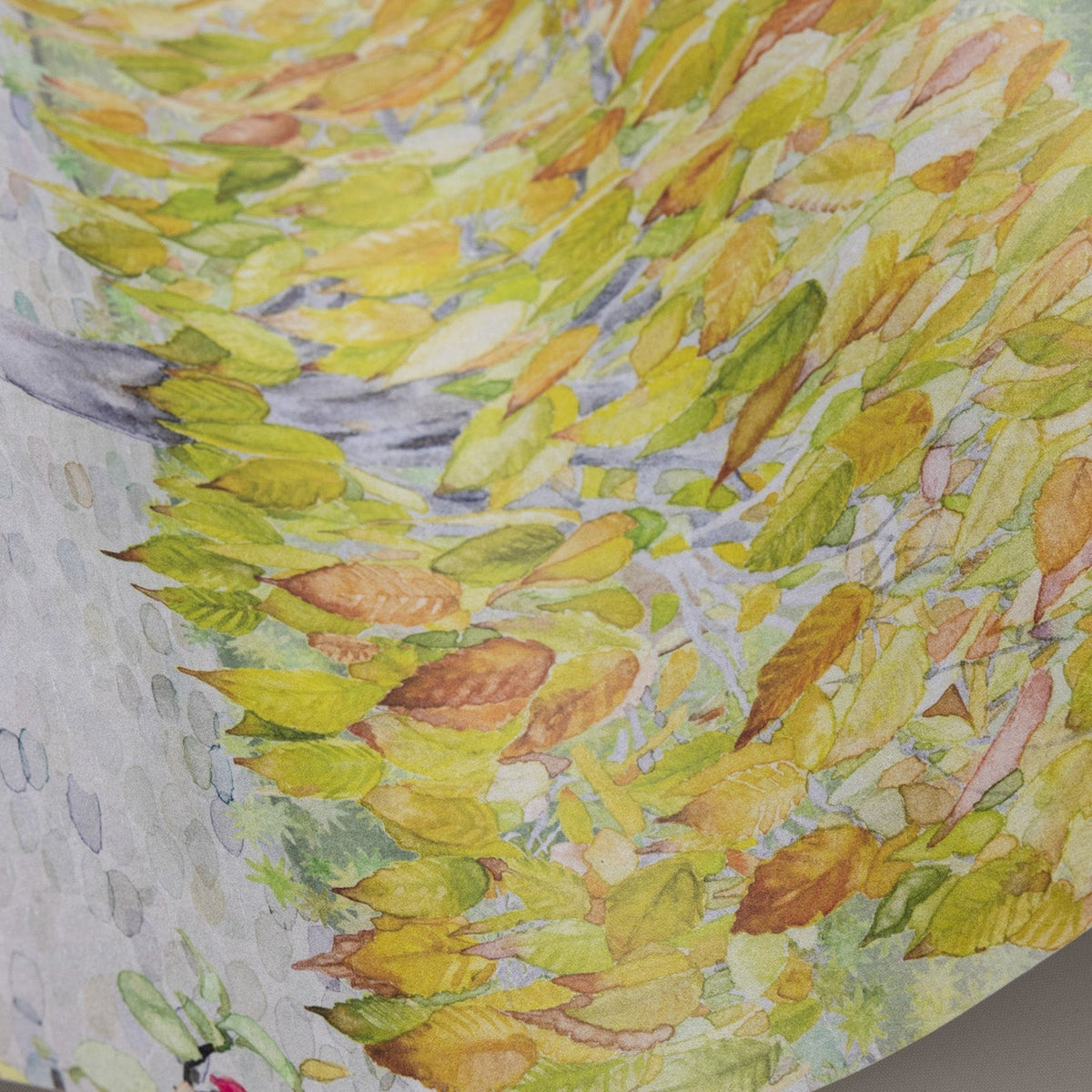 Cole & Son Bonsai Garden wallpaper in Leaf Green — detail