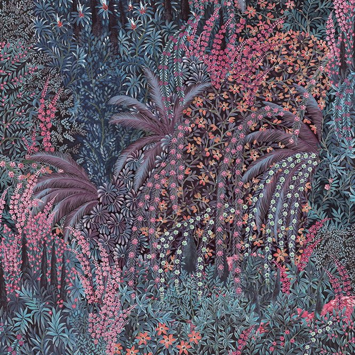 Cole & Son Cascade wallpaper in Violet — pattern