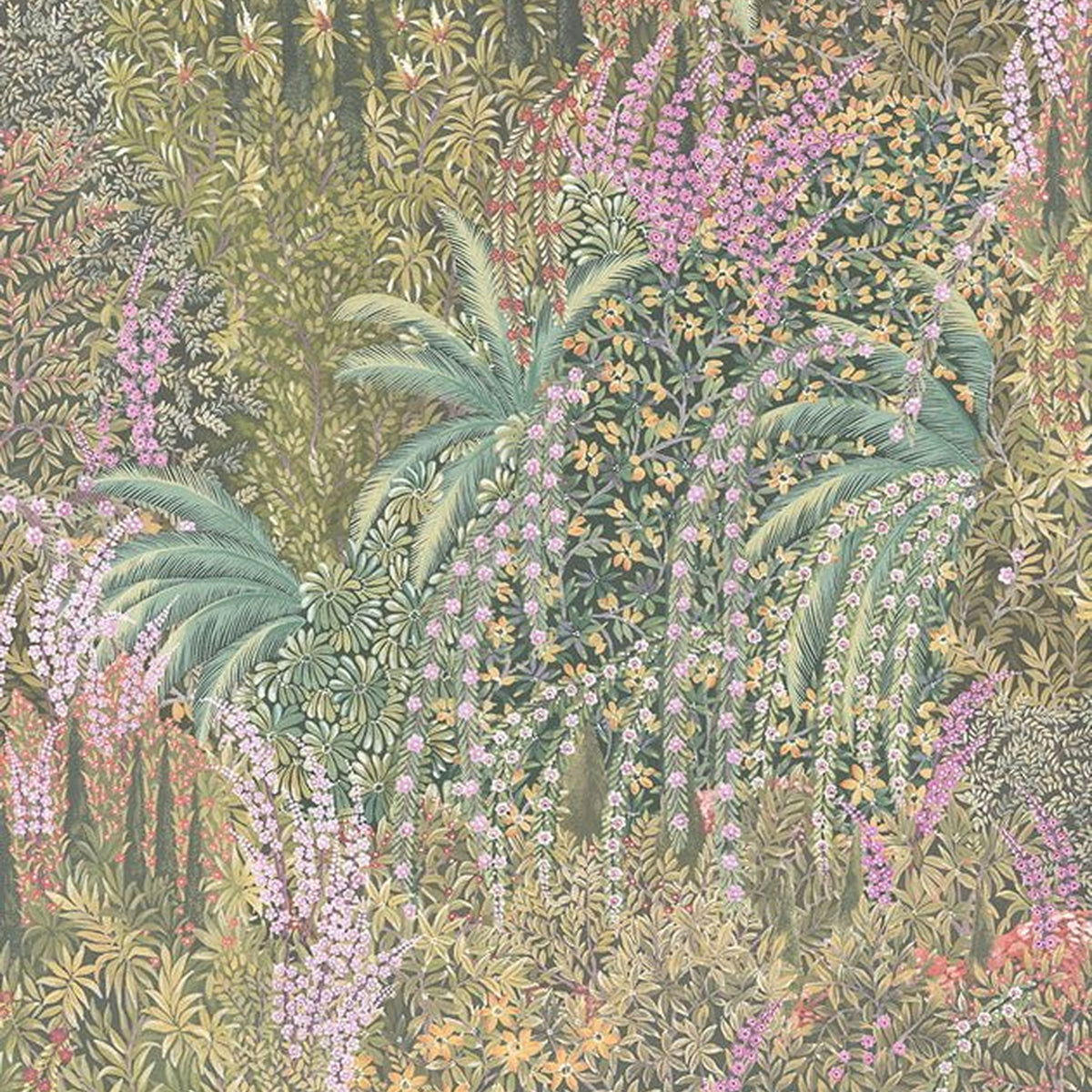 Cole & Son Cascade wallpaper in Soft Olive & Sage — pattern