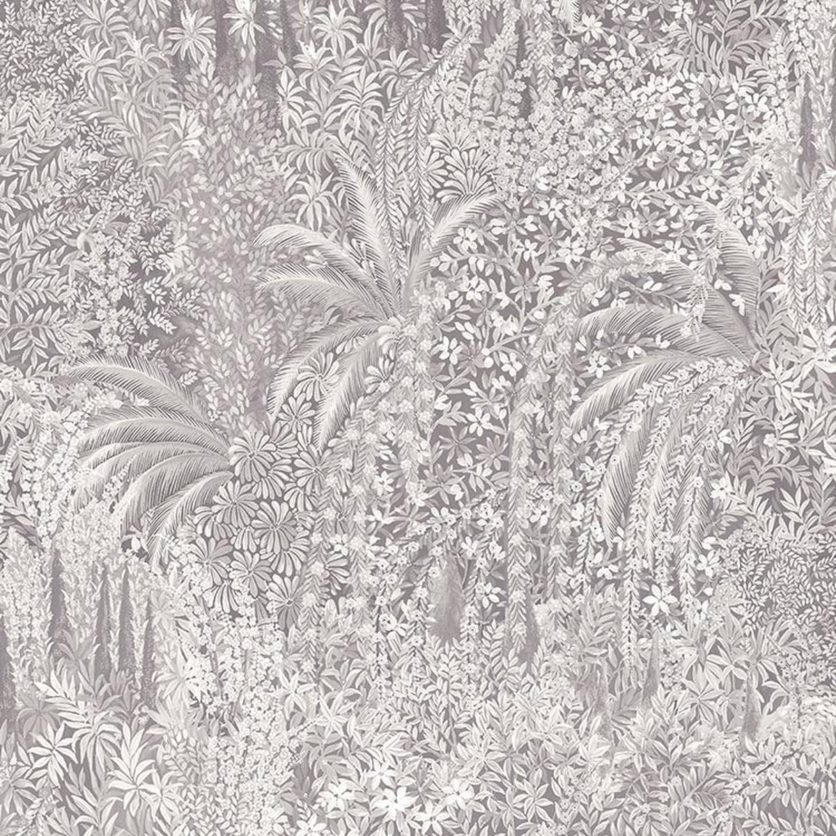Cole & Son Cascade wallpaper in Platinum Matte — pattern