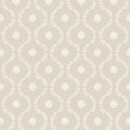 Cole & Son Clandon wallpaper in Chalk on Linen — pattern
