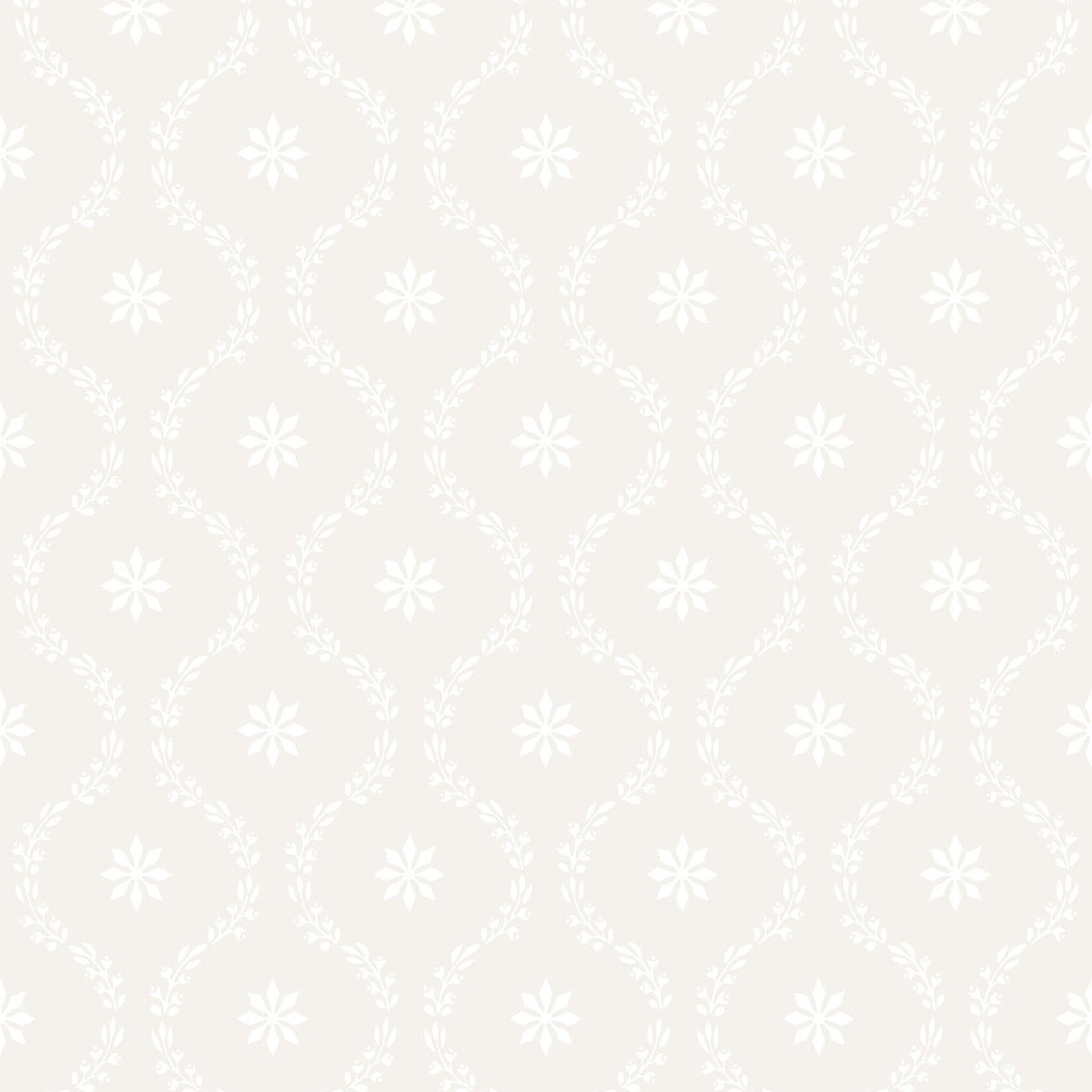 Cole & Son Clandon wallpaper in Chalk on Parchment — pattern