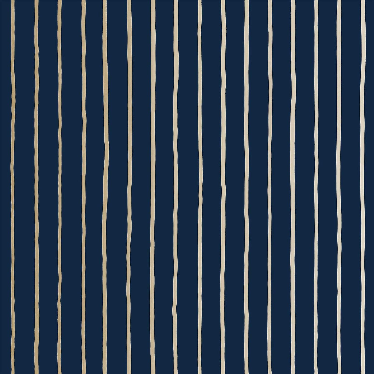 Cole & Son College Stripe wallpaper in Ink — pattern