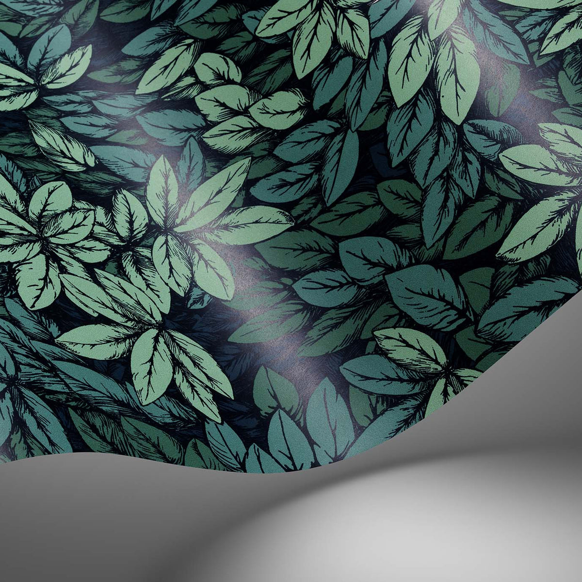 Foglie e Civette wallpaper by Cole & Son — pattern detail or room view
