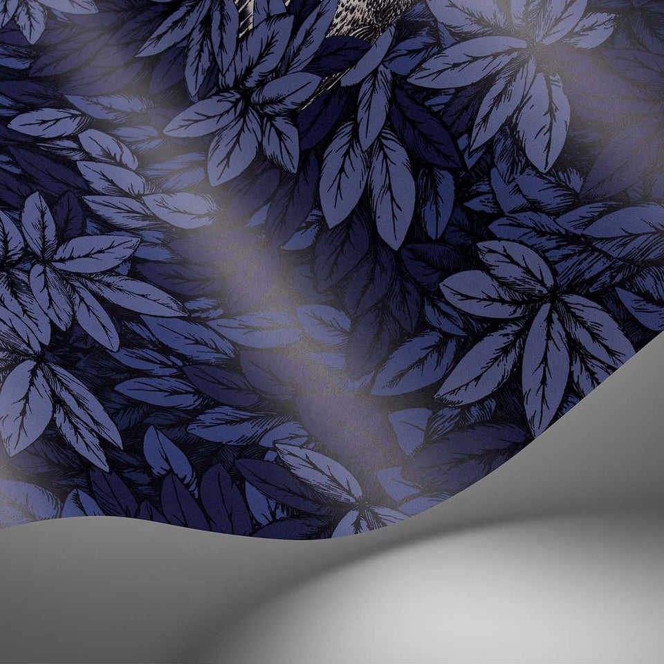 Foglie e Civette wallpaper by Cole & Son — pattern detail or room view