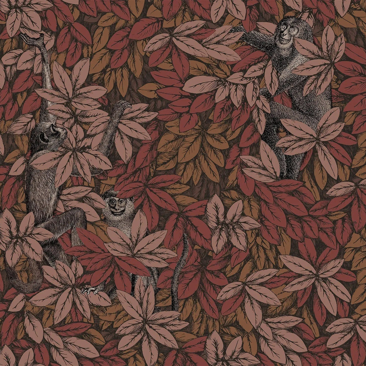 Foglie e Scimmie wallpaper by Cole & Son — Autumnal Leaves