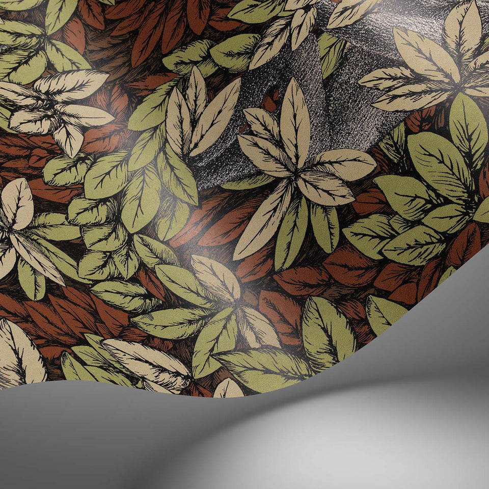 Foglie e Scimmie wallpaper by Cole & Son — pattern detail or room view