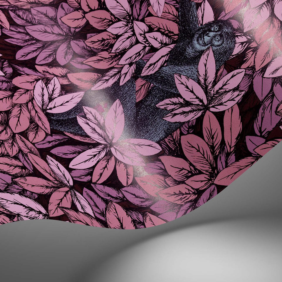 Foglie e Scimmie wallpaper by Cole & Son — pattern detail or room view