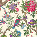 Cole & Son Fontainebleau wallpaper in Multi on Parchment