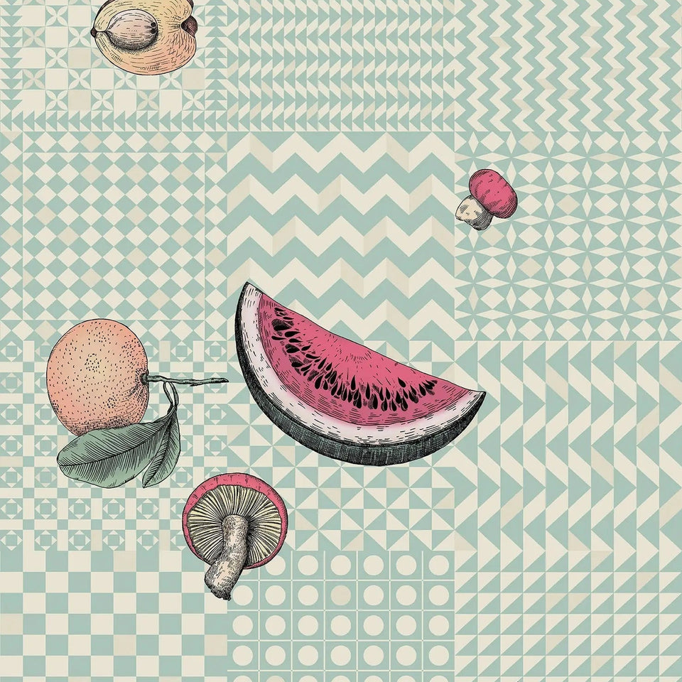 Frutta e Geometrico wallpaper by Cole & Son — Pastel