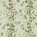 Cole & Son Fuchsia wallpaper in Powder Pink and Olive on Soft Spring Green