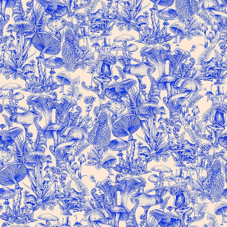 Cole & Son Fungi Forest wallpaper in Navy