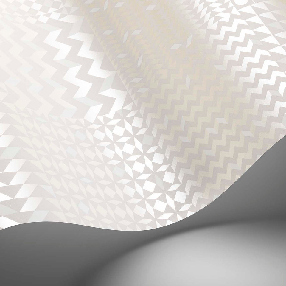 Geometrico wallpaper by Cole & Son — pattern detail or room view