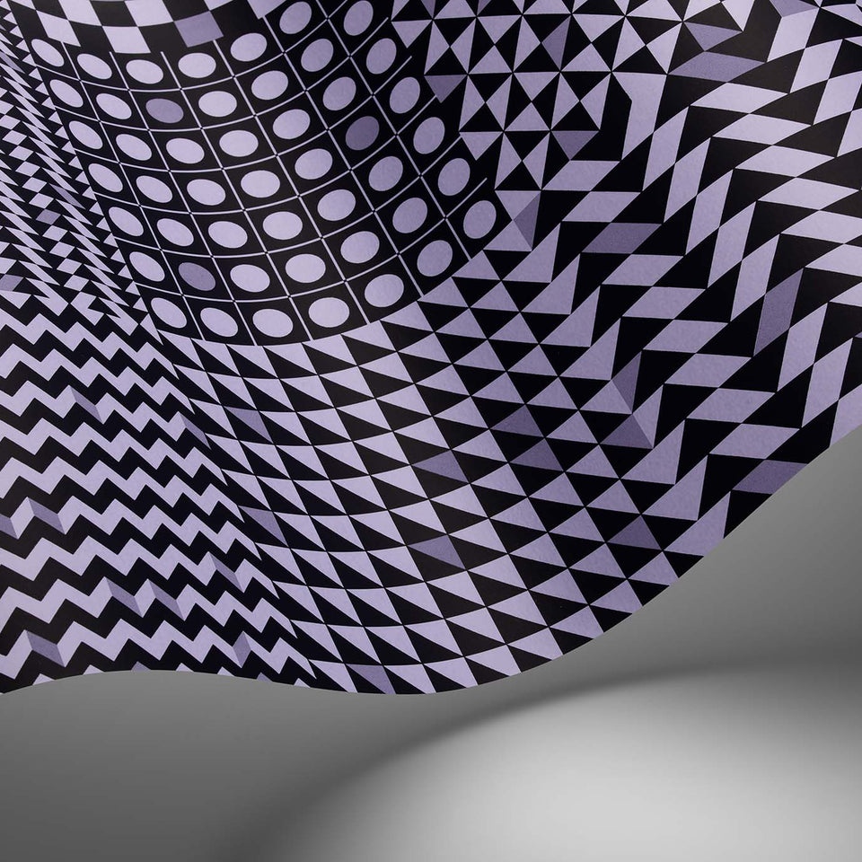 Geometrico wallpaper by Cole & Son — pattern detail or room view