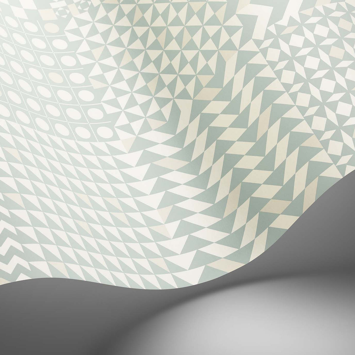 Geometrico wallpaper by Cole & Son — pattern detail or room view