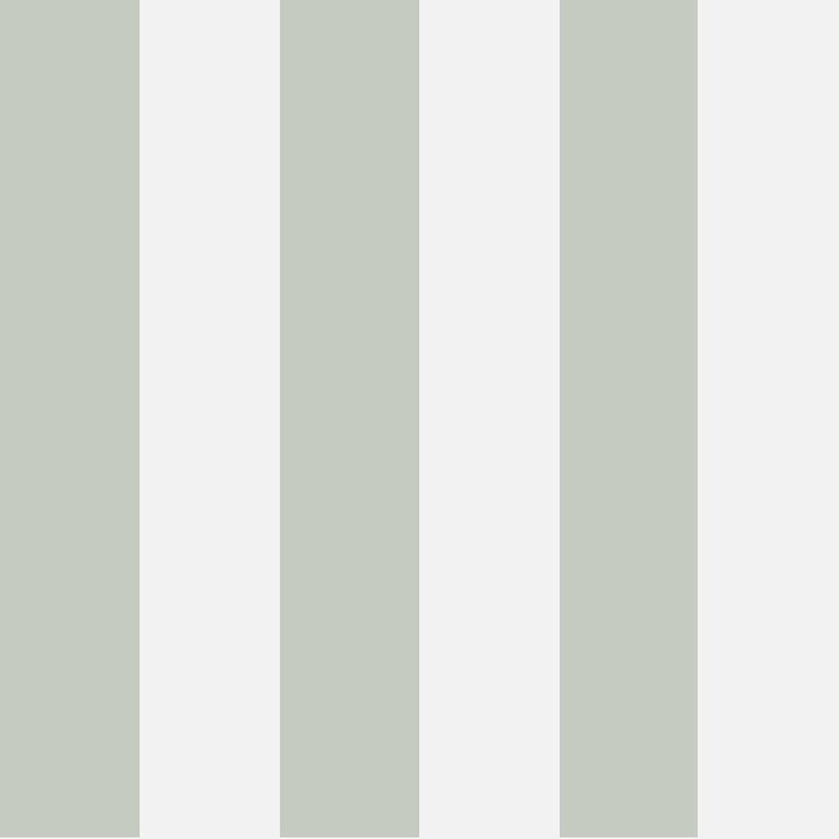 Cole & Son Glastonbury Stripe wallpaper in Sage