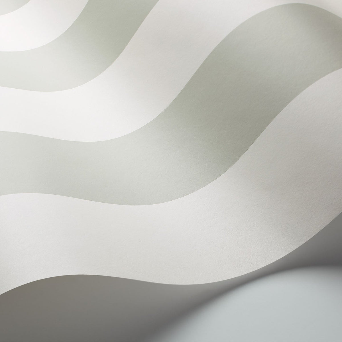 Cole & Son Glastonbury Stripe wallpaper in Sage