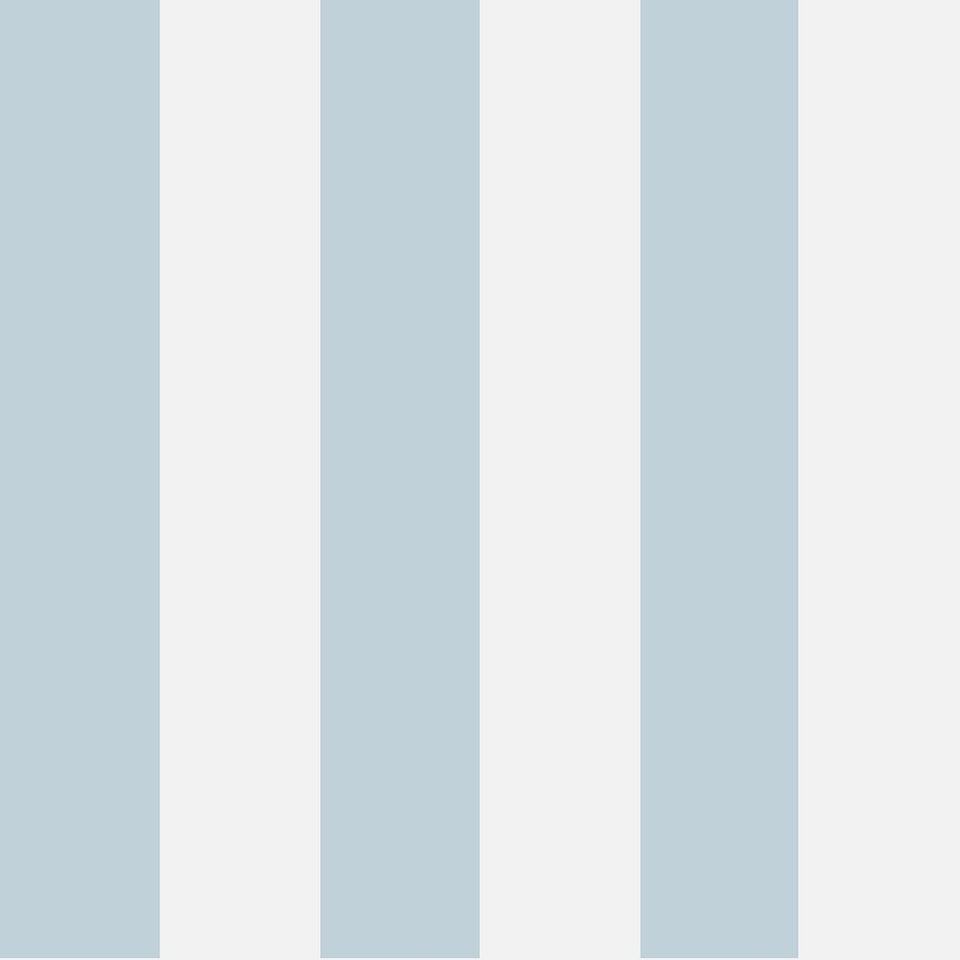 Cole & Son Glastonbury Stripe wallpaper in Pale Cerulean