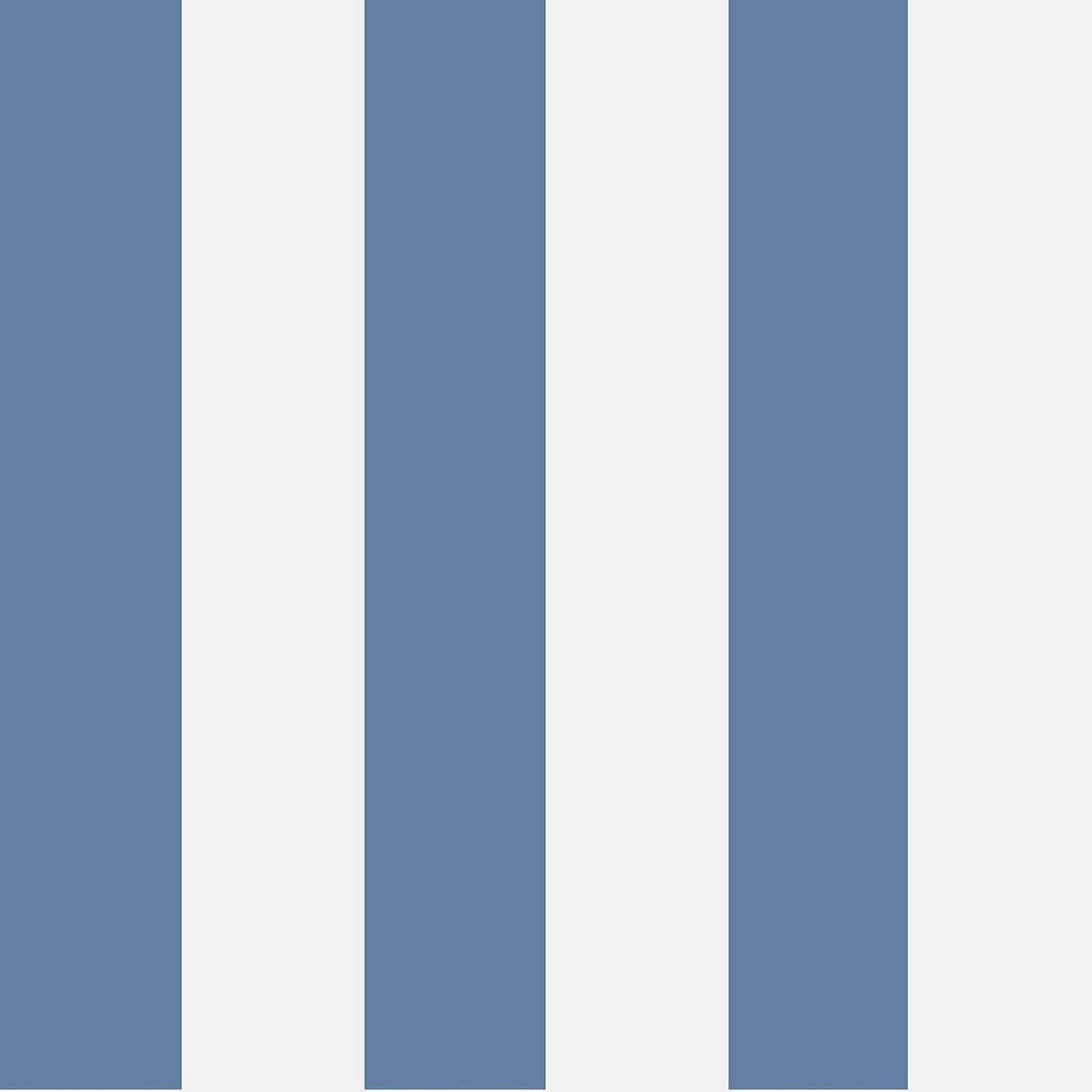 Cole & Son Glastonbury Stripe wallpaper in Hyacinth Blue