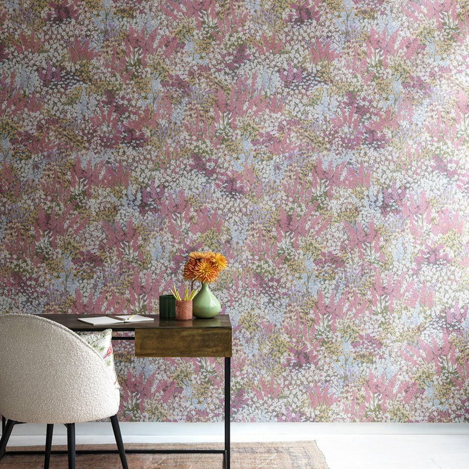 Cole & Son Grande Fleur (2 roll set) wallpaper in Peach & Blush