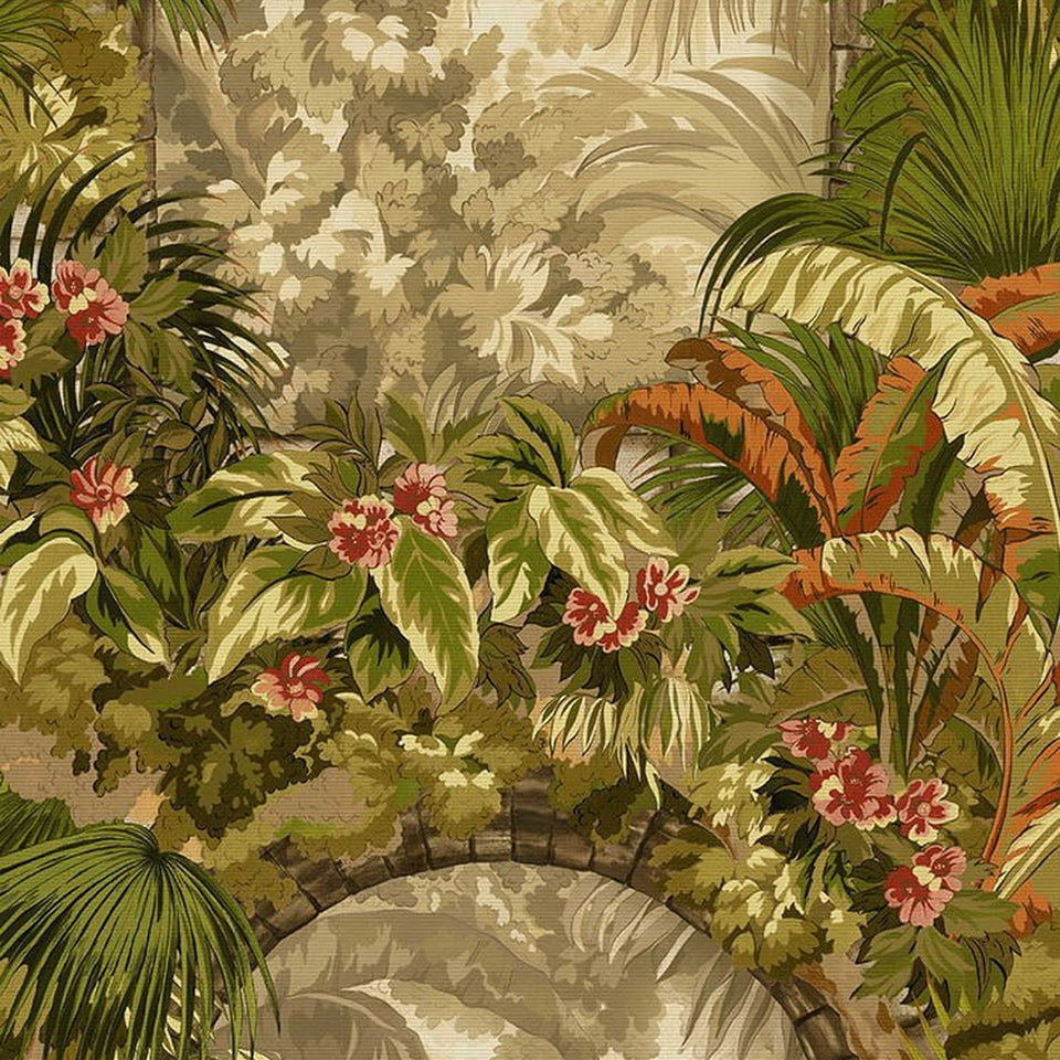 Cole & Son Hispalis wallpaper — Khaki Multi