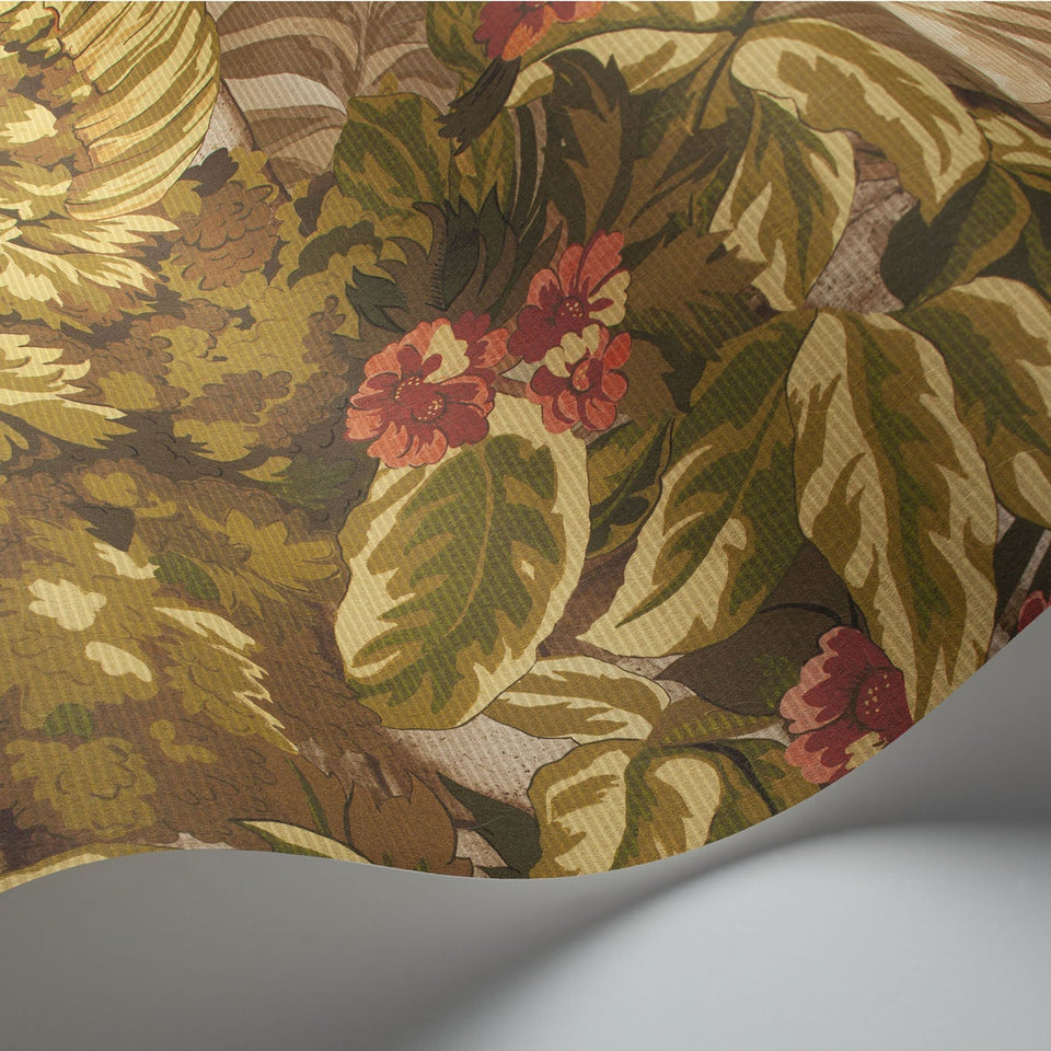 Cole & Son Hispalis wallpaper — Khaki Multi