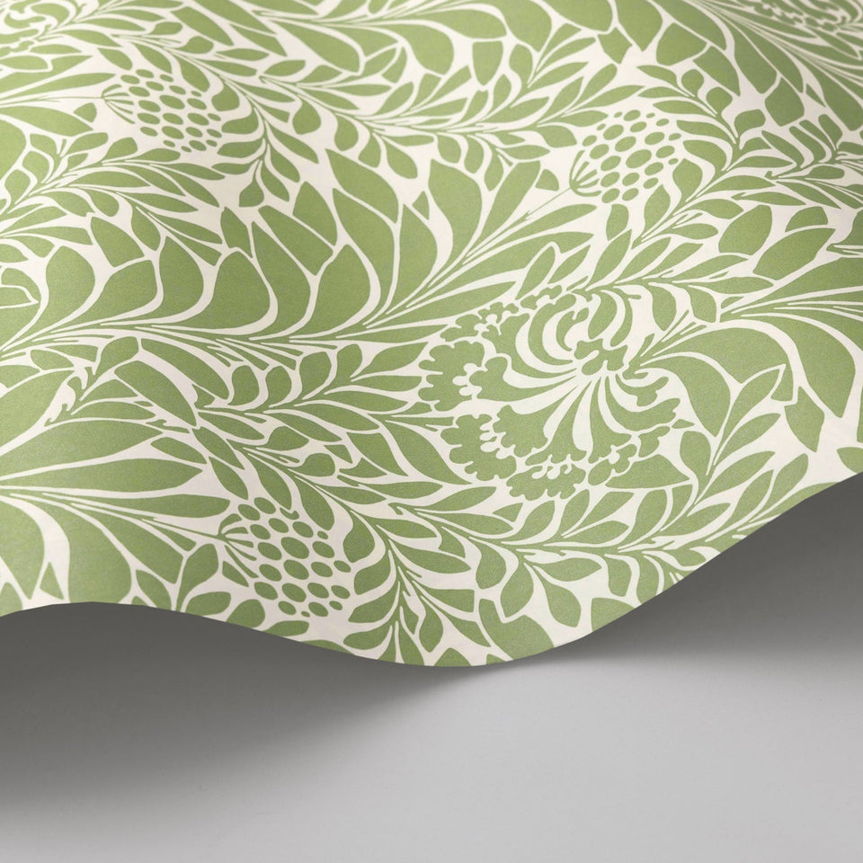 Cole & Son Honeysuckle wallpaper — Spring Green