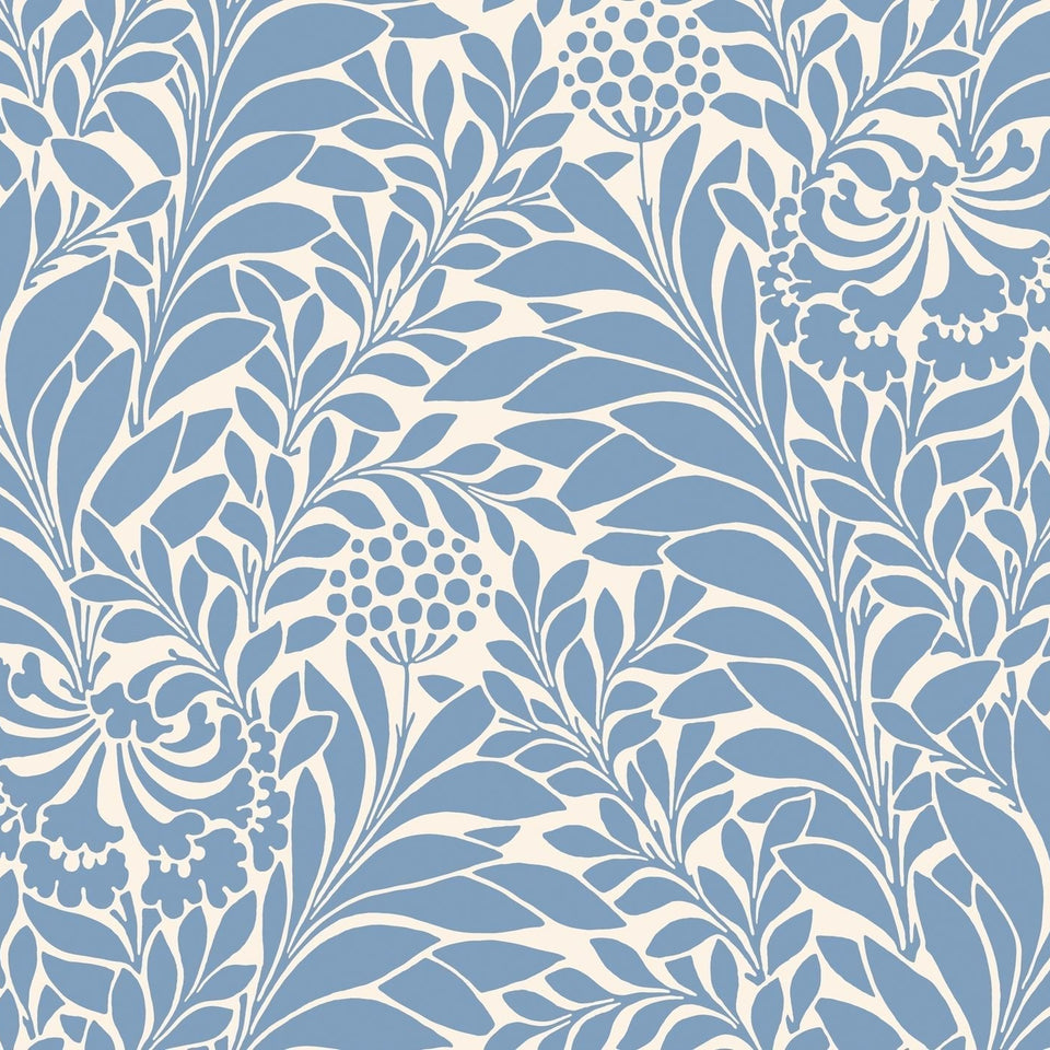 Cole & Son Honeysuckle wallpaper — Cornflower Blue