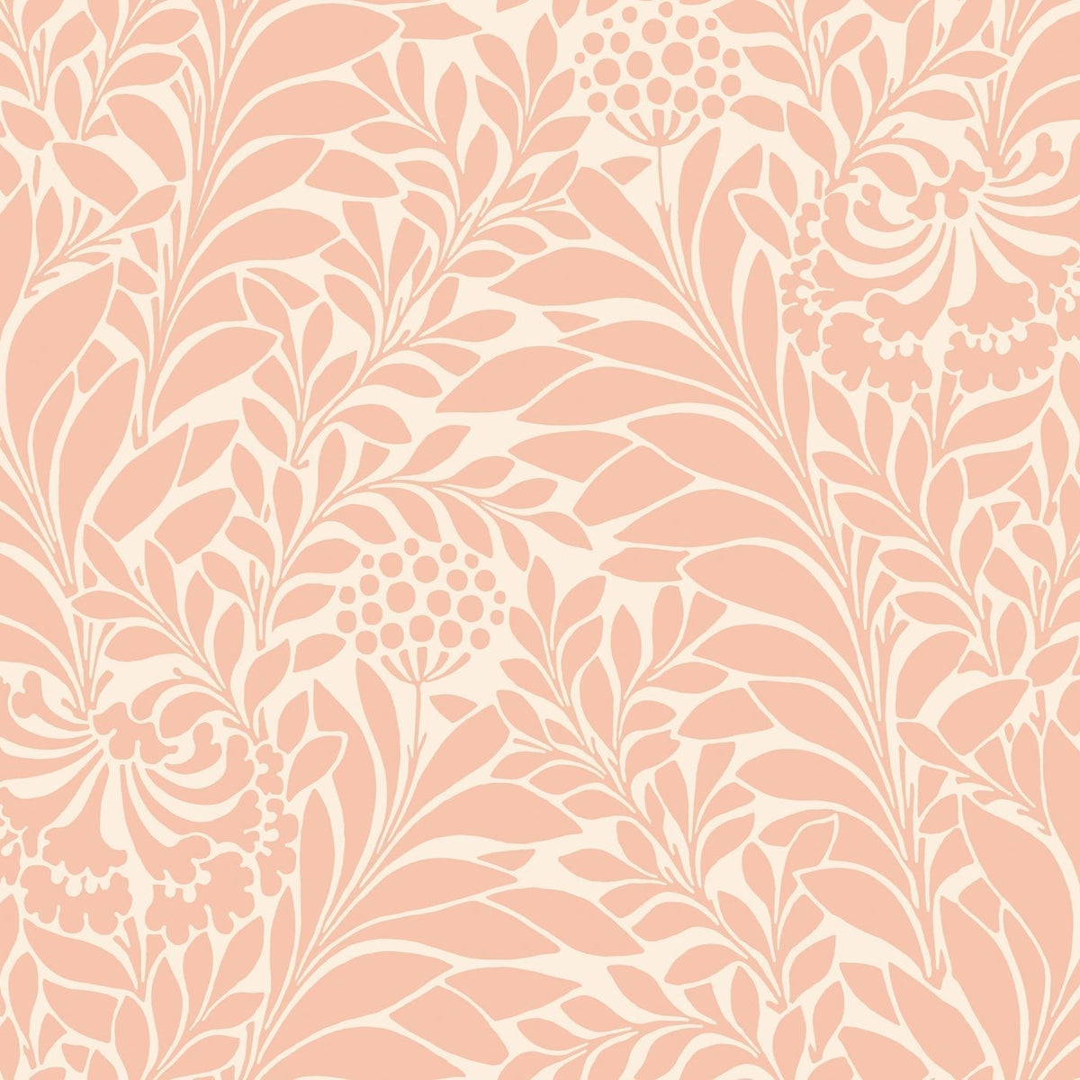 Cole & Son Honeysuckle wallpaper — Blush