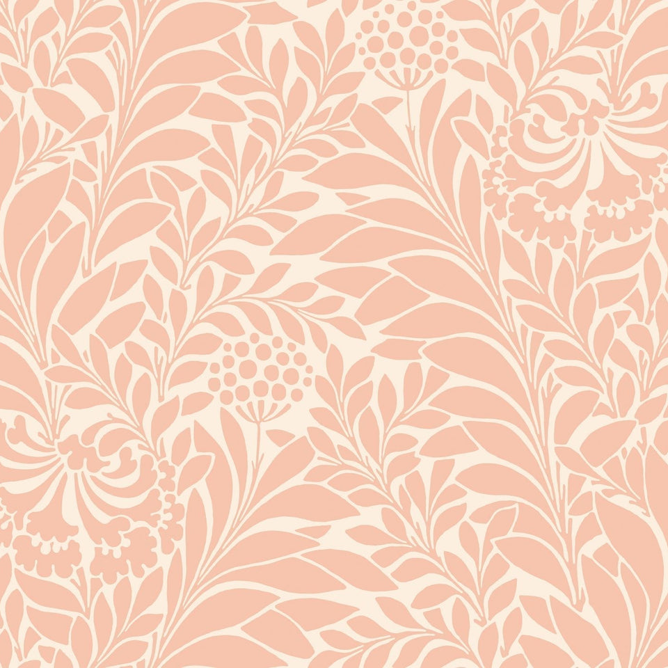 Cole & Son Honeysuckle wallpaper — Blush