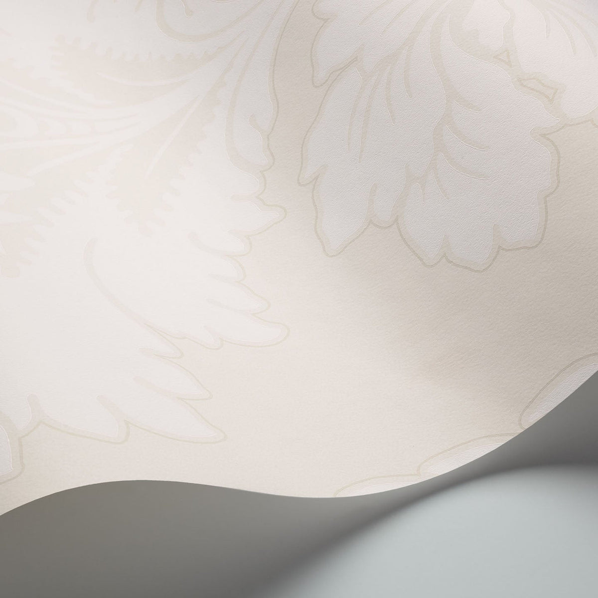 Cole & Son Hovingham wallpaper — Chalk on White