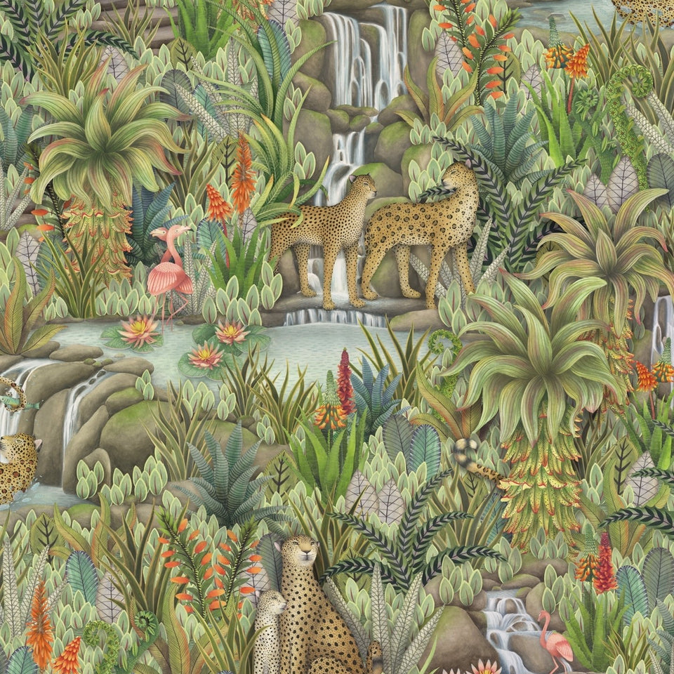 Cole & Son Injisuthi wallpaper in Jade