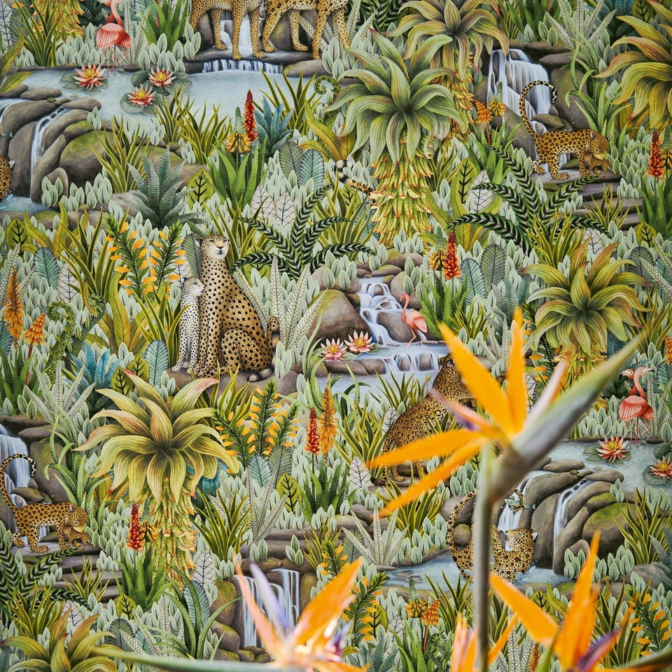 Cole & Son Injisuthi wallpaper in Jade