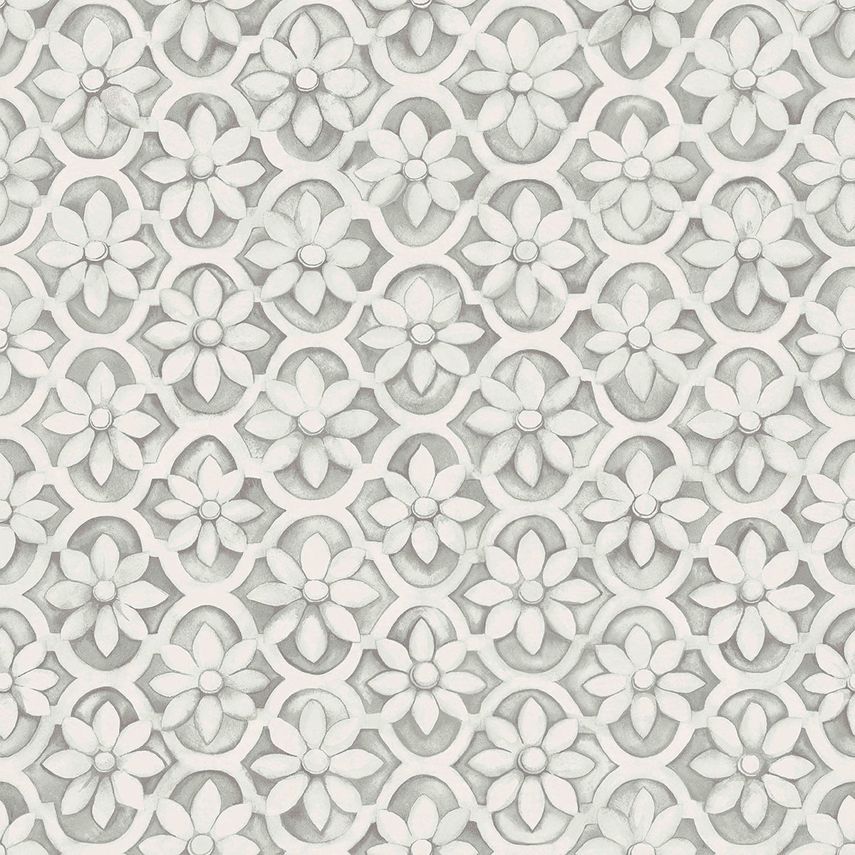 Cole & Son Jali Trellis wallpaper in Stone
