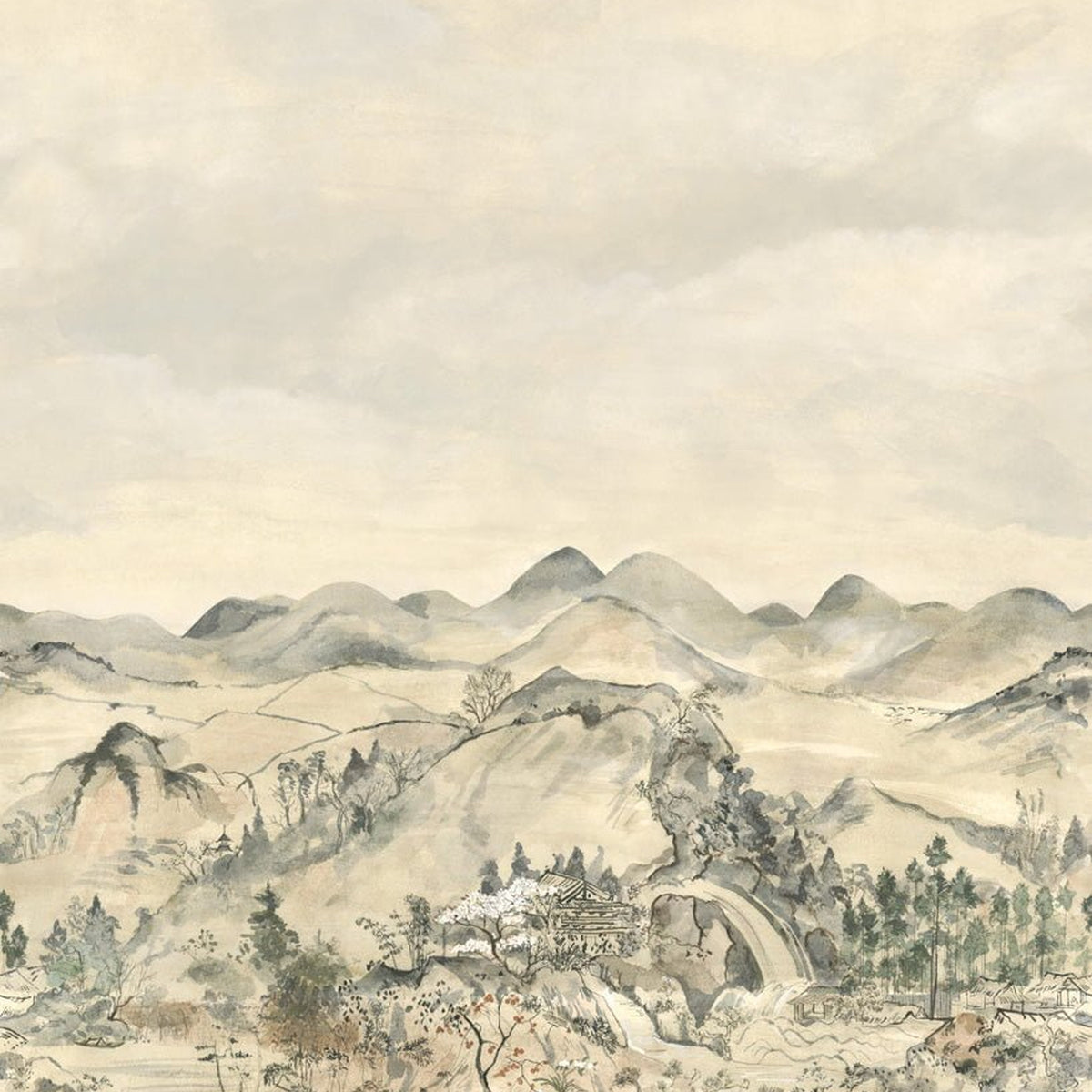 Cole & Son japanese chinoiserie wallpaper