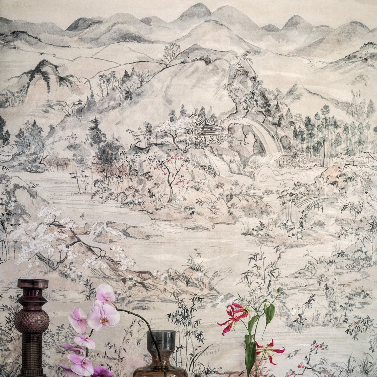 Cole & Son japanese chinoiserie wallpaper