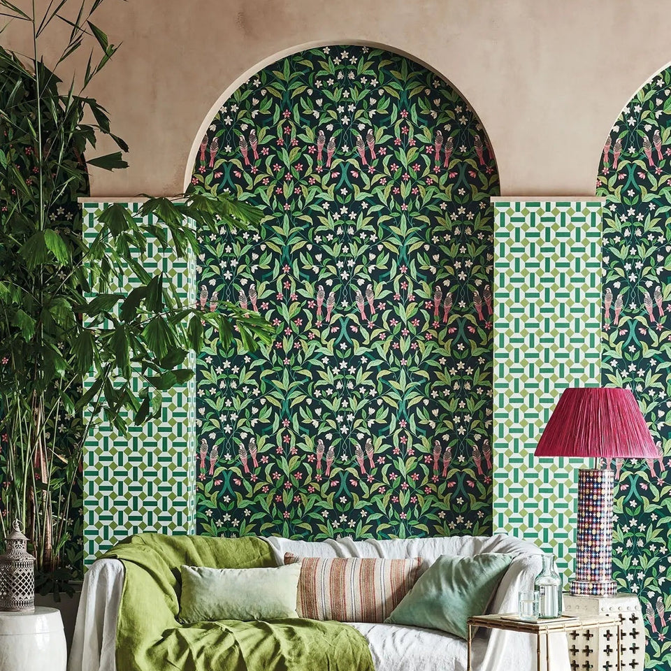 Cole & Son Jasmine & Serin Symphony wallpaper